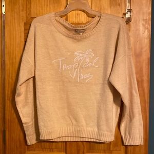 Beechley Goldfish Kiss Tropical Vibes Sweater